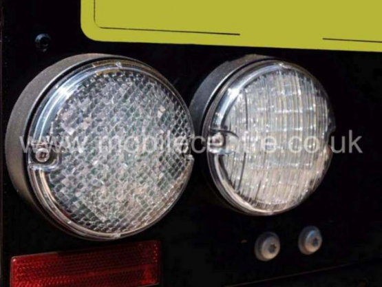 95mm SVX LED rear light set Land Rover Defender Puma Fire & Ice Series